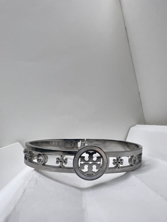 Mystic Crossroads Cuff Bangle (Silver) - STYLE BASKET