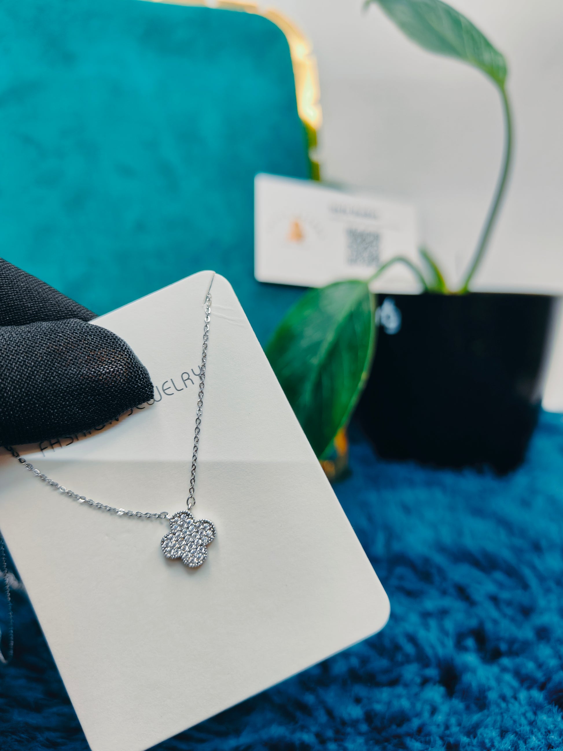 Silver Clove Necklace - STYLE BASKET